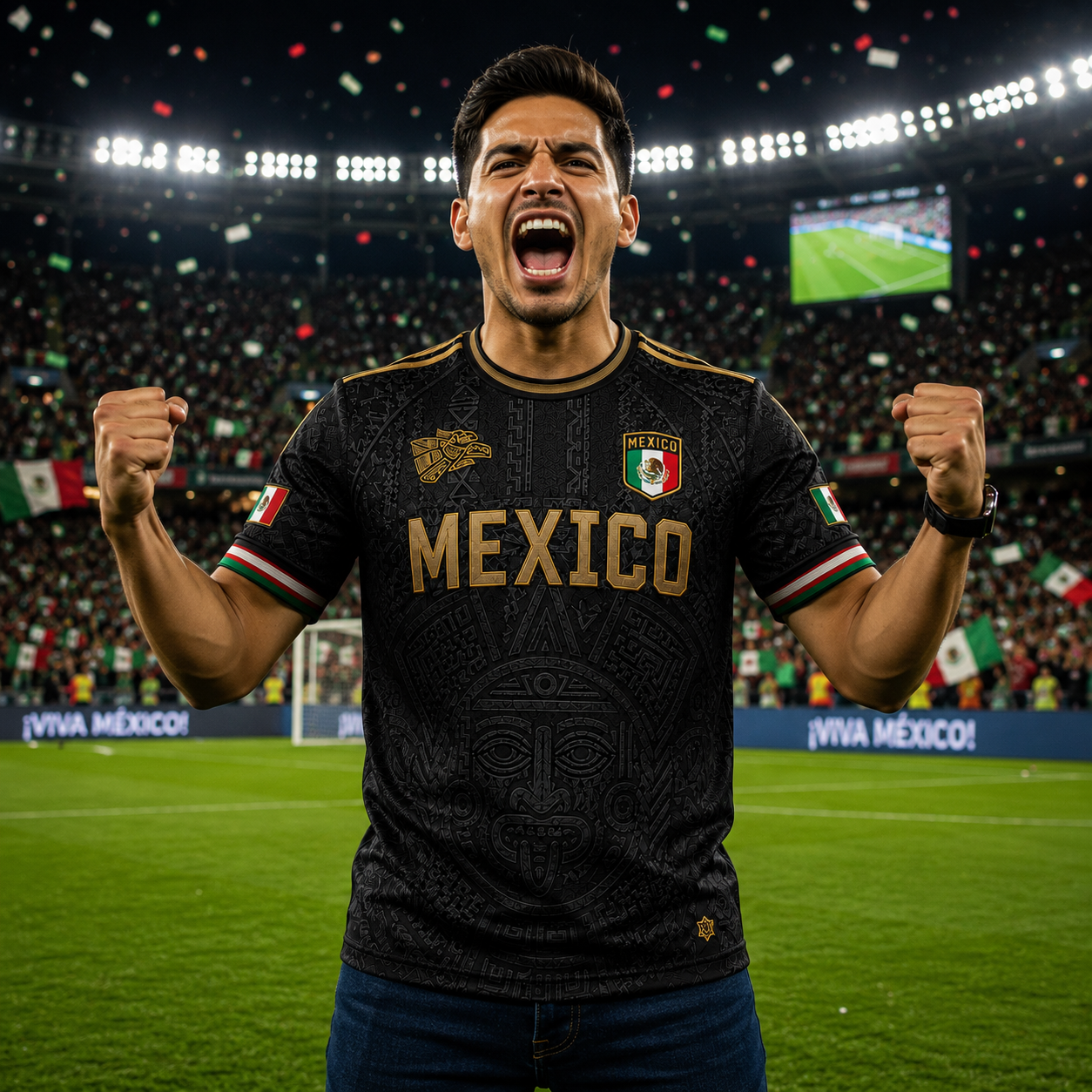 Personalized Mexico Soccer Jersey Custom Name 2026 World Cup Gift for Fans