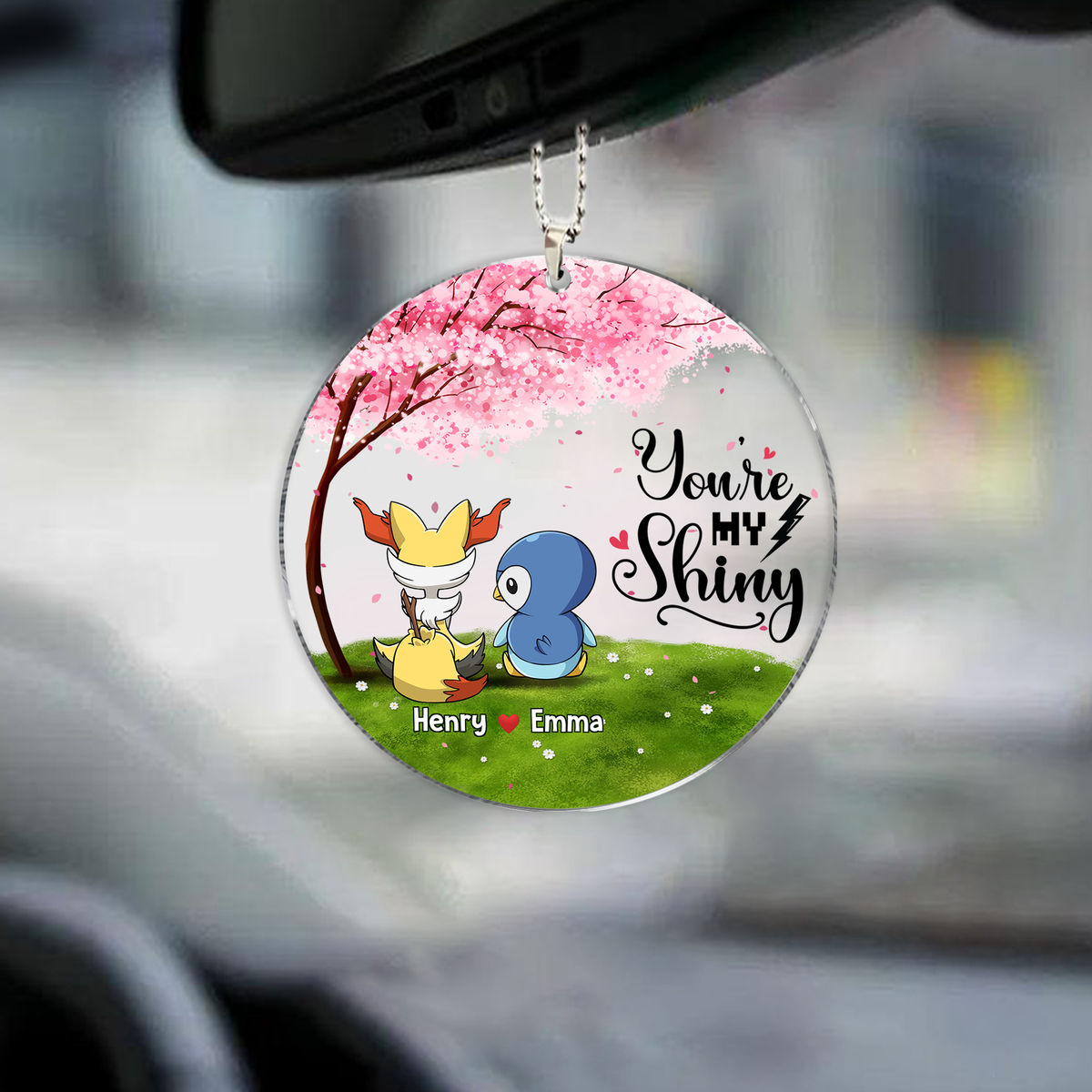 Personalized Acrylic Keychain I Choose You Gift for Couple