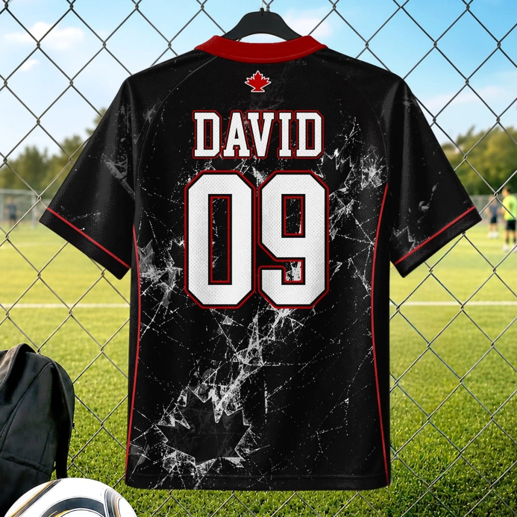 Personalized Canada Soccer Jersey Custom Name Gift for Football Lovers