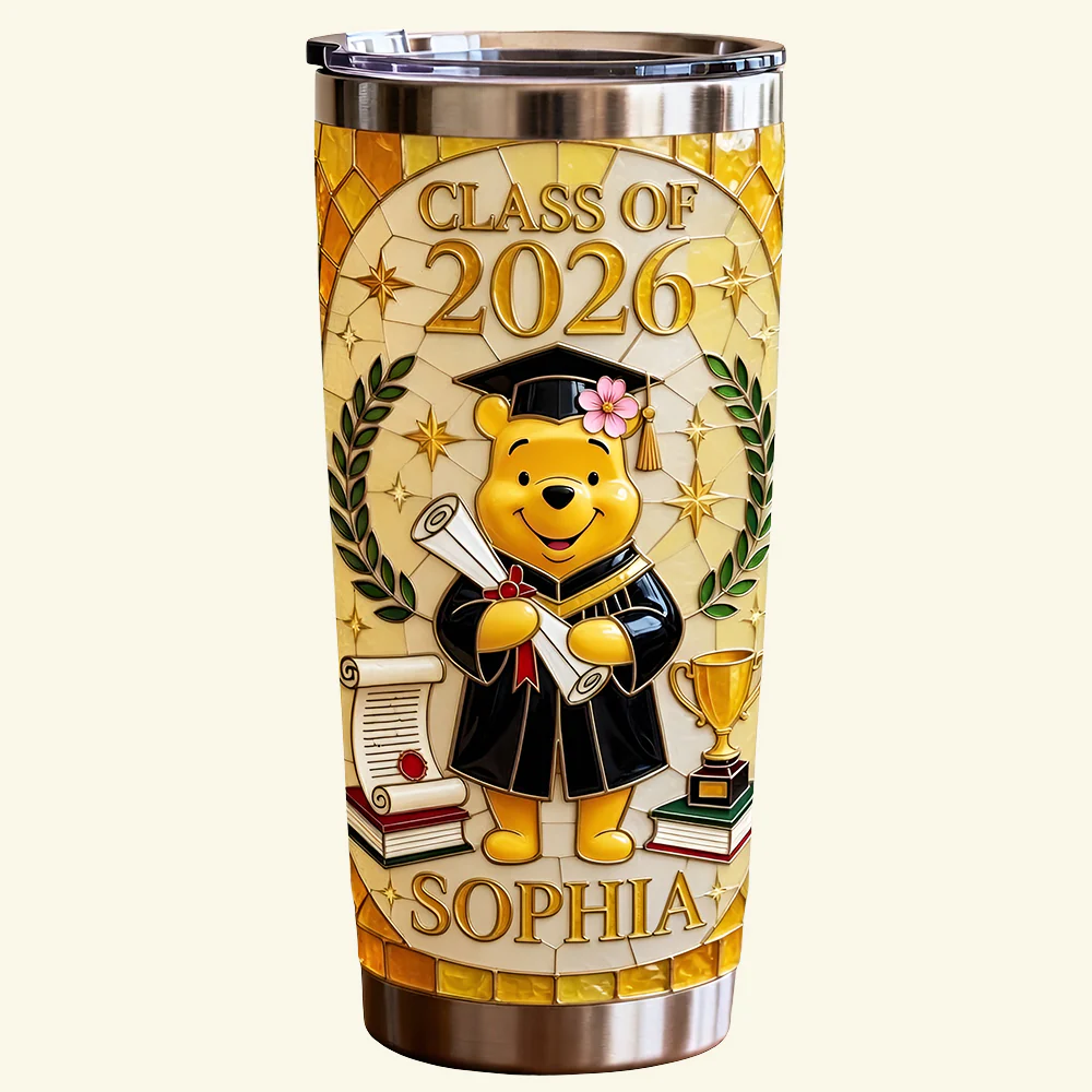 Personalized Graduation Tumbler with Custom Name - Unique Gift for Grads
