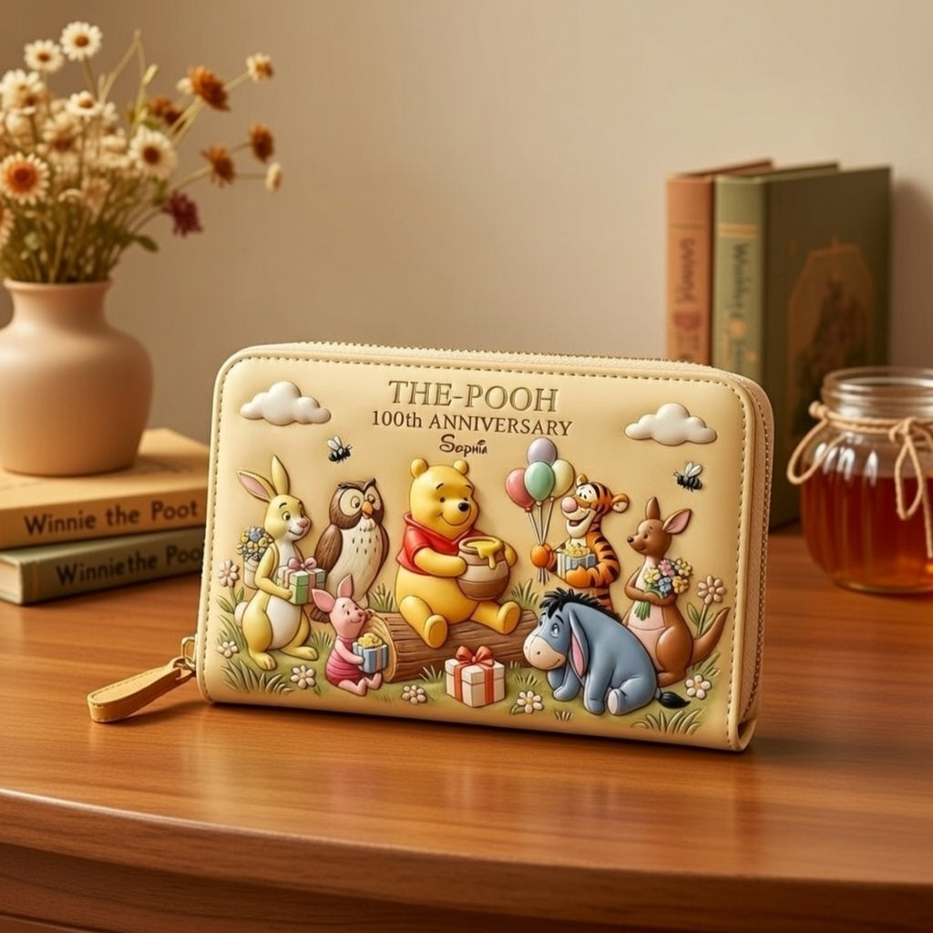 Personalized Leather Handbag & Wallet Set for Fans 100th Anniversary Gift Leather Long Wallet GradoCreations