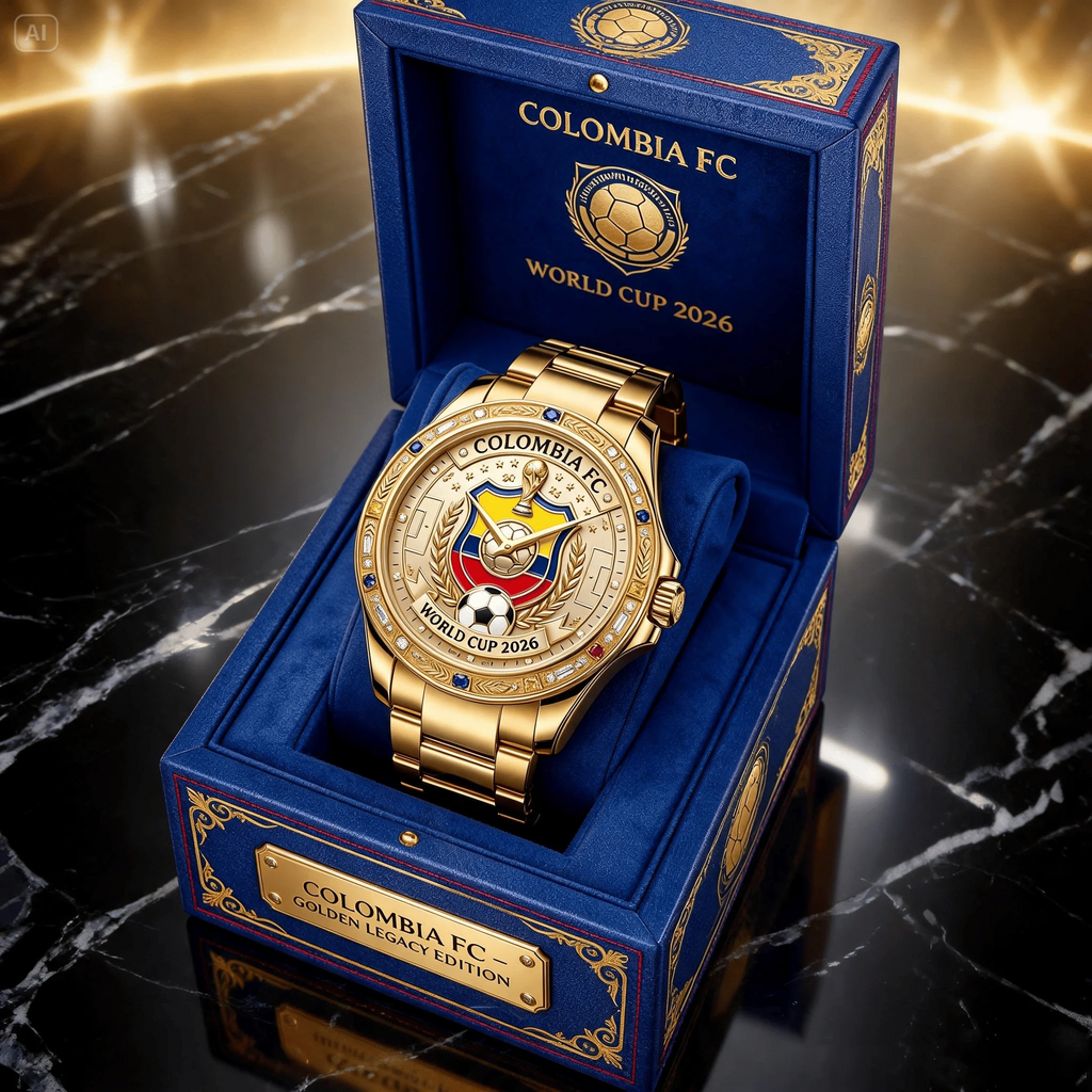 Colombia FC World Cup 2026 Men's Wrist Watch Gift for Sports Fans