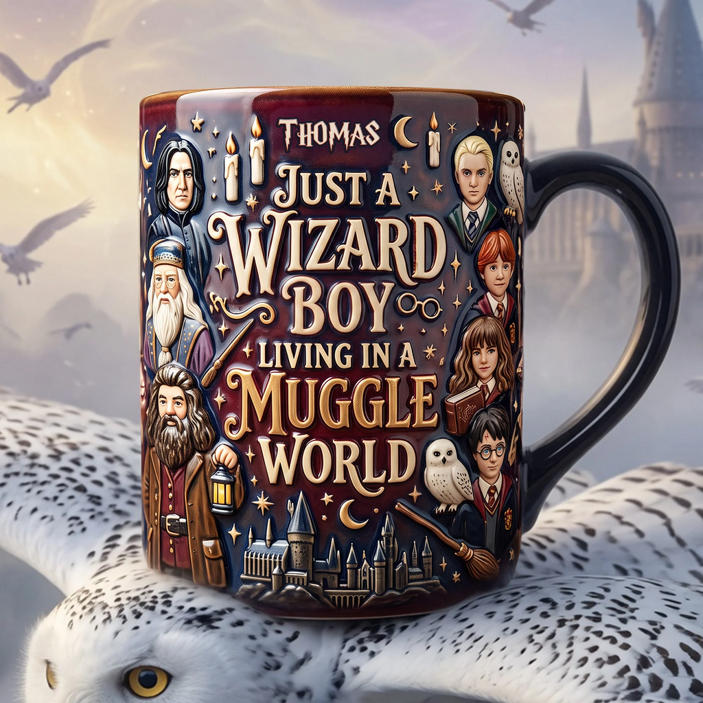Personalized Magic Coffee Mug Custom Name Gift for Movie Lovers Mug GradoCreations