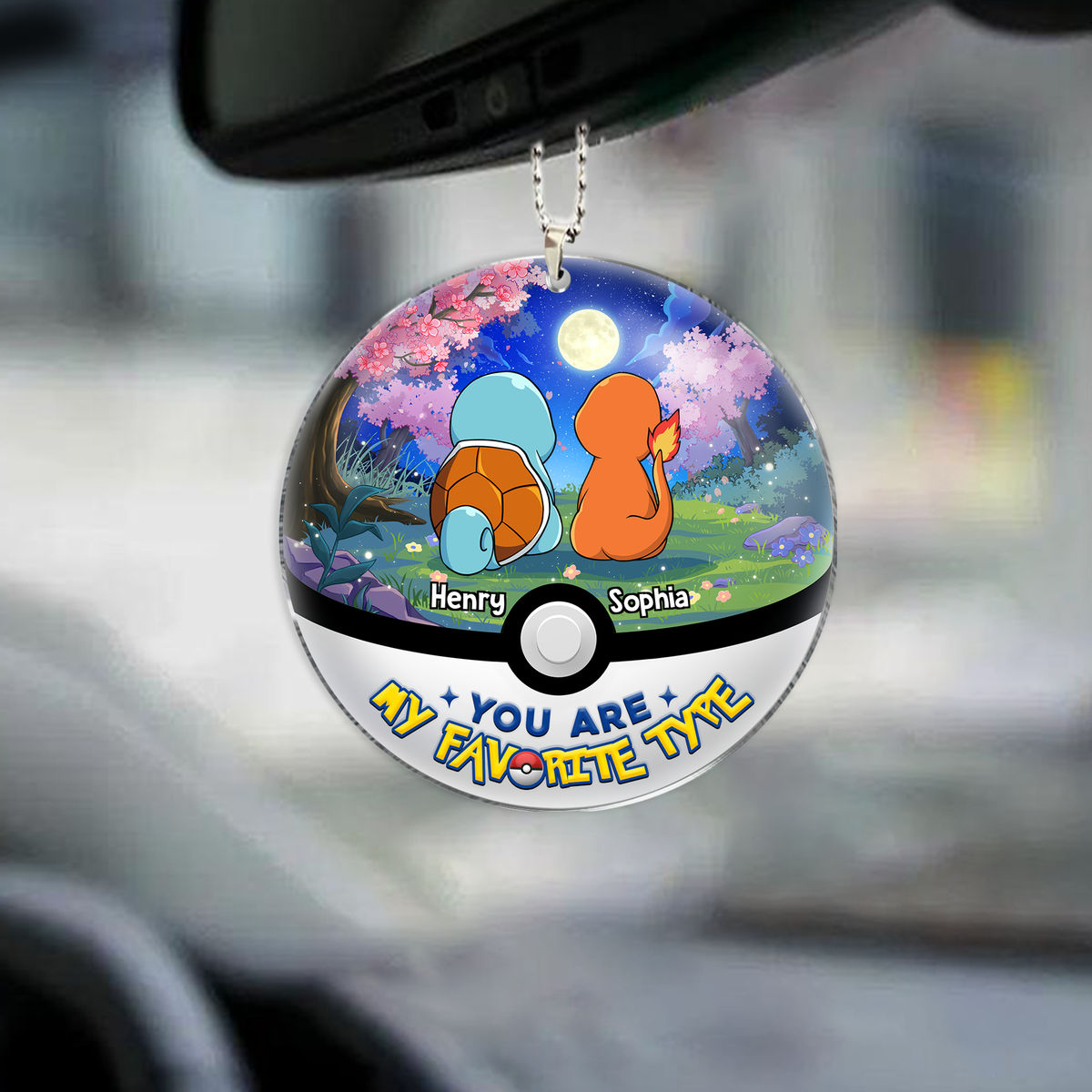Personalized Acrylic Keychain I Choose You Love Gift for Couple