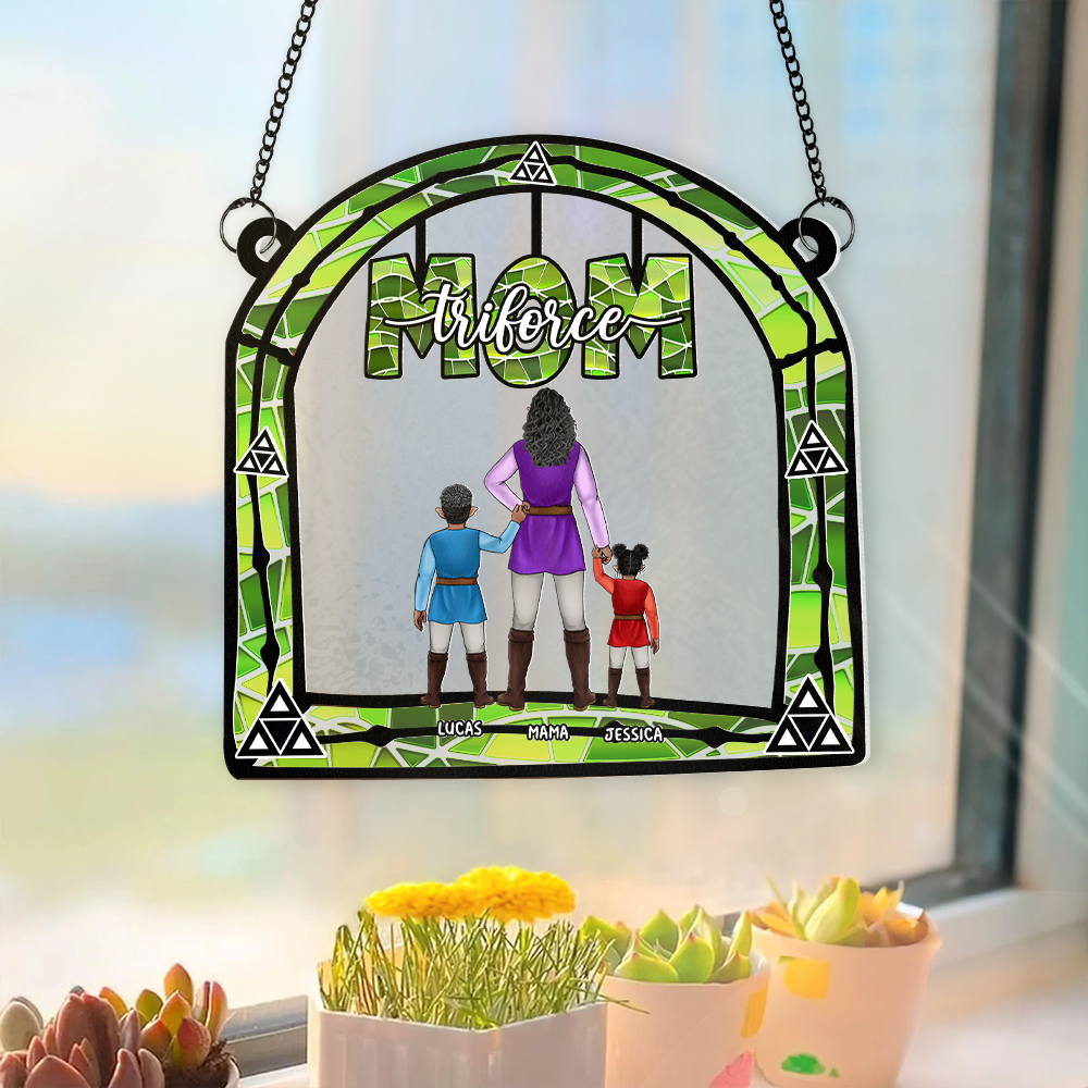 Personalized Zelda Mom Suncatcher Gift for Wife, Home Decor