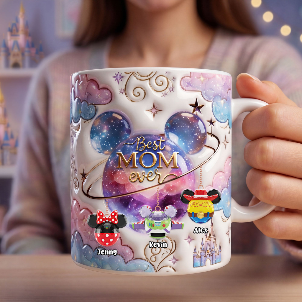 Personalized Best Mom Ever Coffee Mug Custom Name Gift for Mother's Day Mug GradoCreations