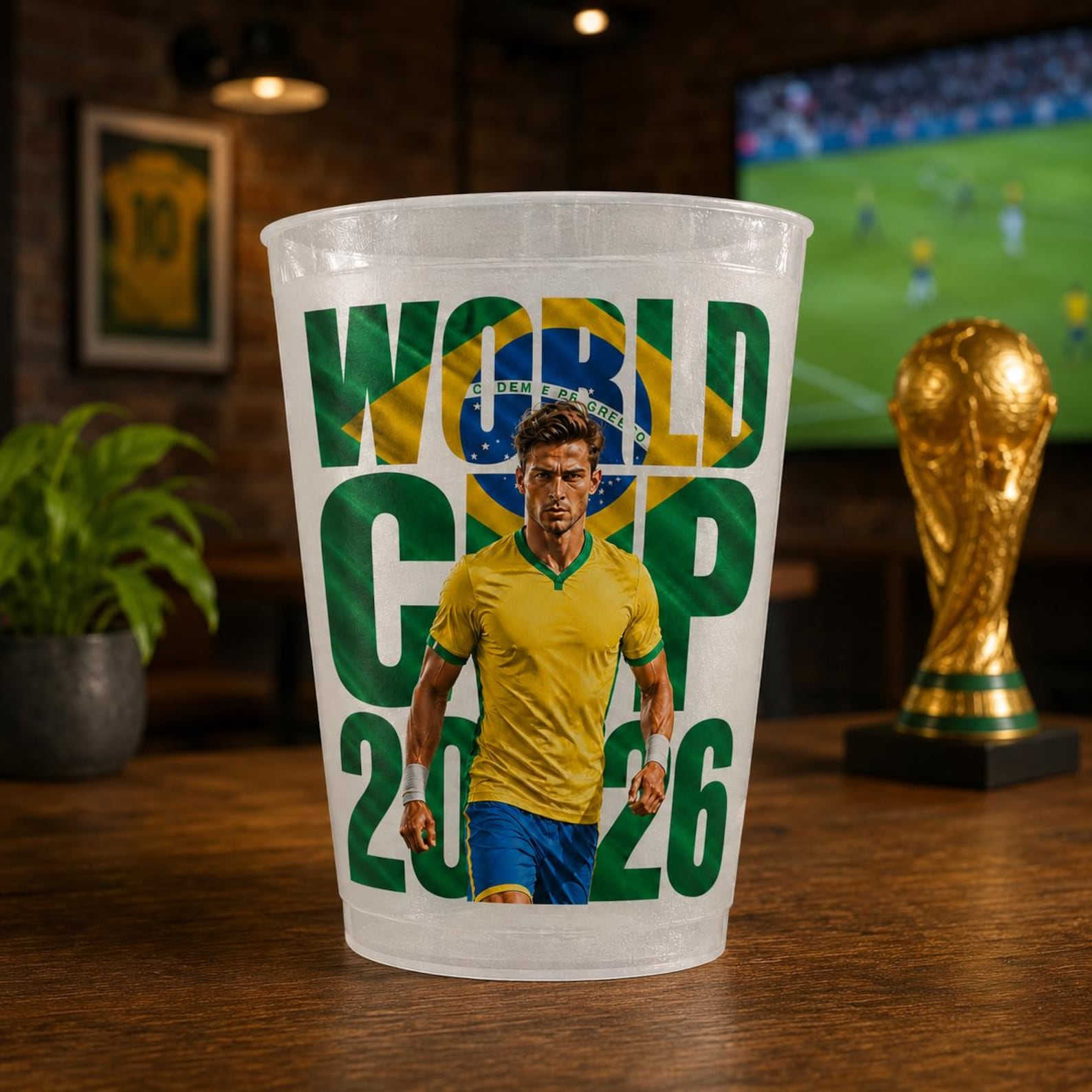 Personalized Frosted Cups World Soccer Championships 2026 Gift for Football Fans