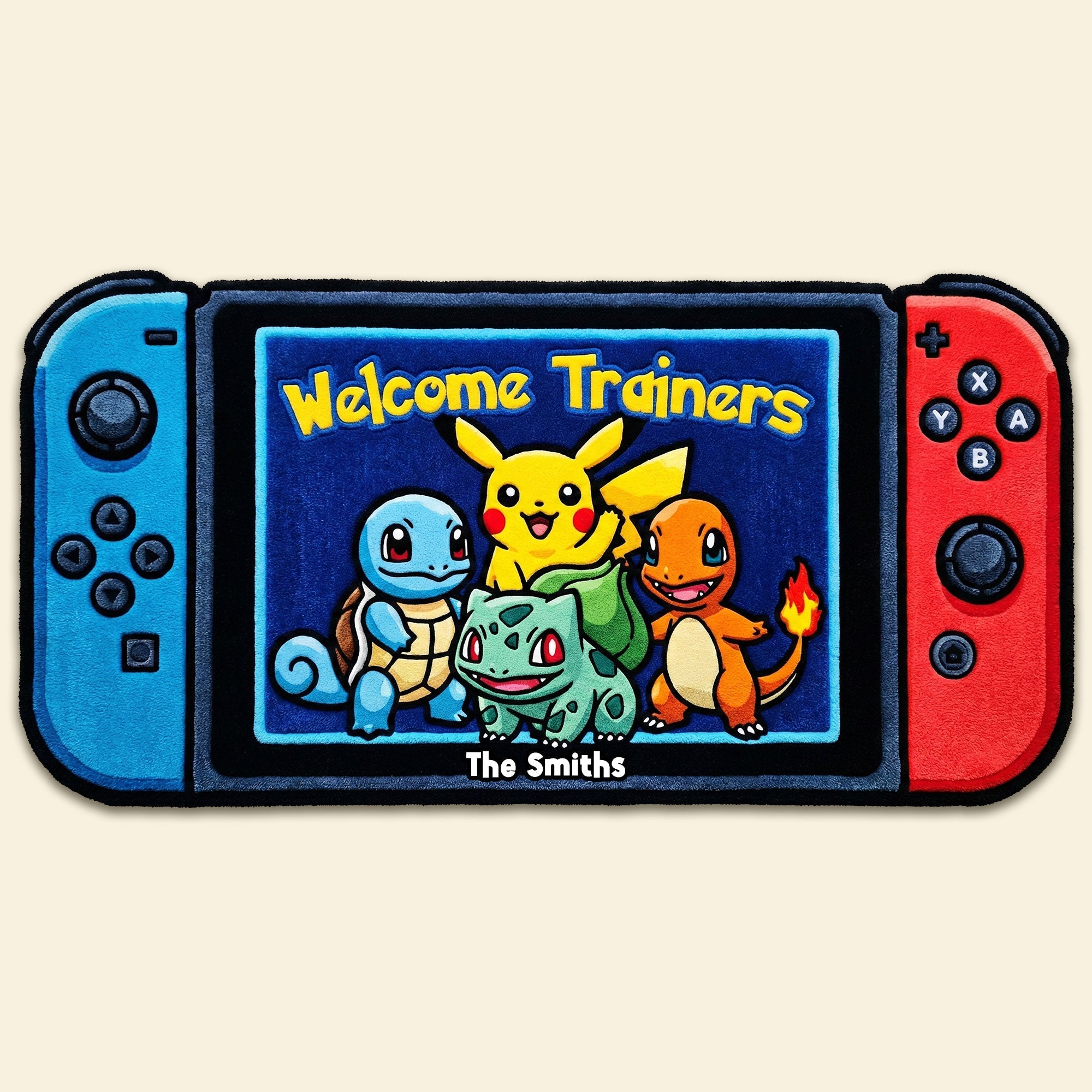 Personalized Pokémon Doormat Welcome Mat Gift for Movie Fans