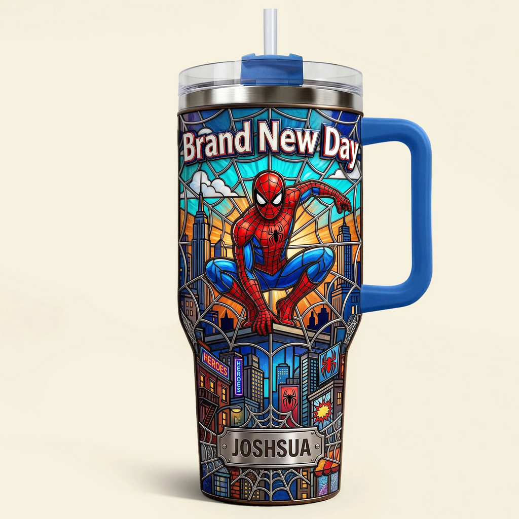 Personalized 40oz Tumbler with 3D Effect for Movie Fans Tumbler GradoCreations