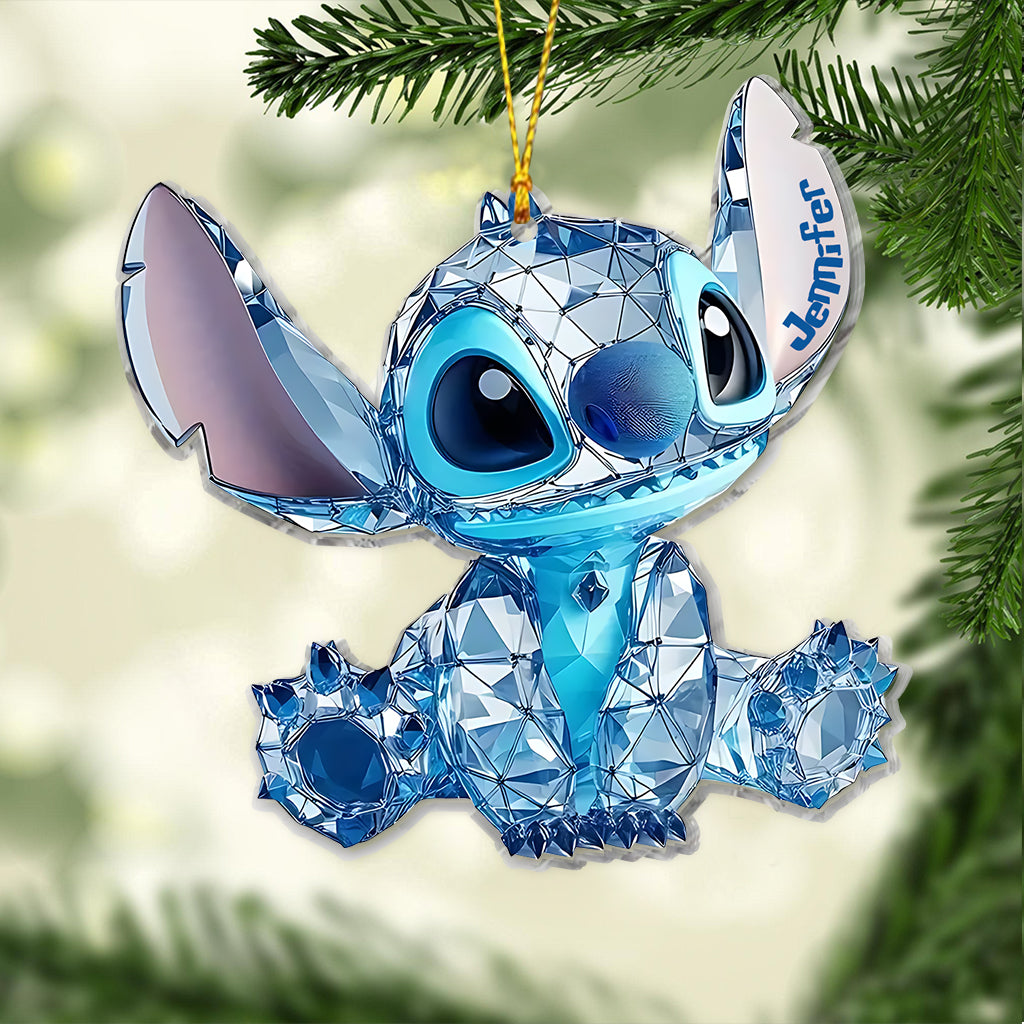 Personalized Acrylic Christmas Ornament Custom Name Gift for Fans