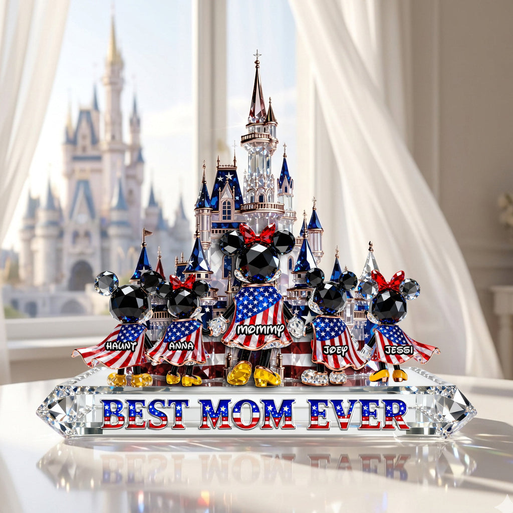 Personalized Acrylic Plaque Best Mom Ever Gift for Mom