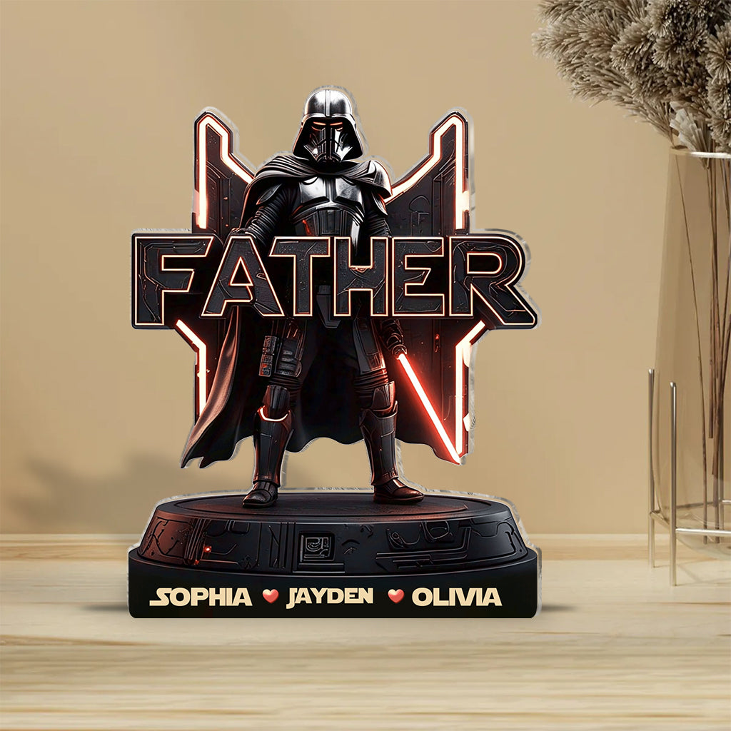 Personalized Acrylic Plaque Gift for Dad - Unique Movie Fan Decor