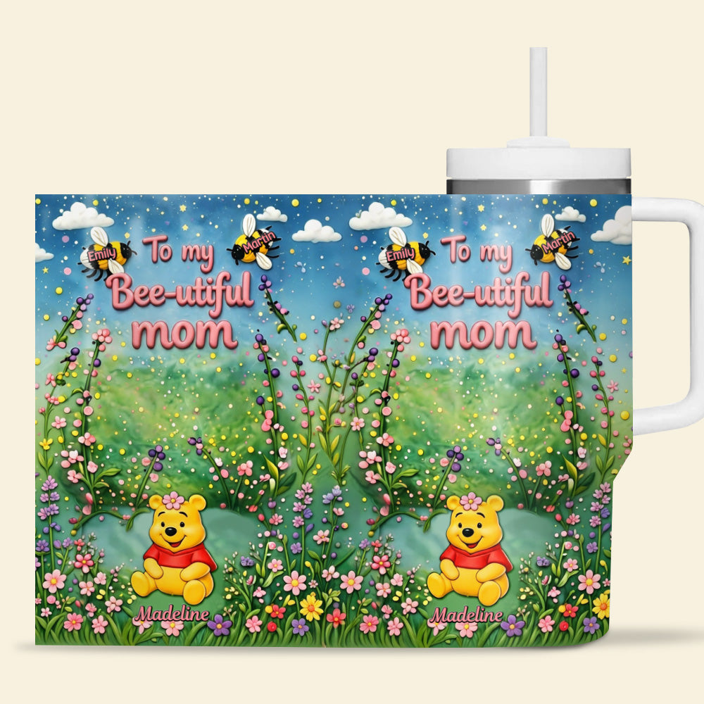 Personalized Stainless Steel Tumbler Custom Name Gift for Mom Tumbler GradoCreations