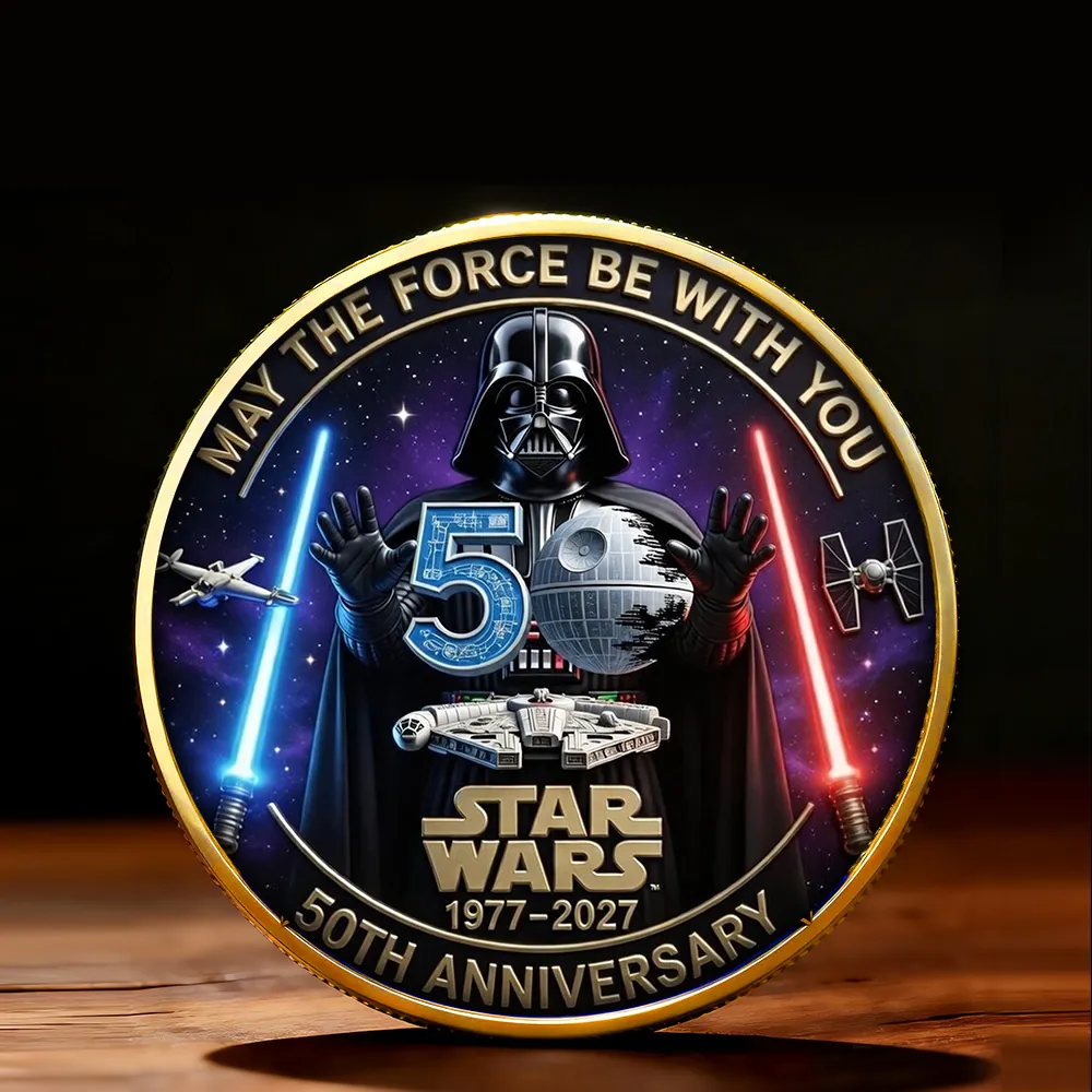 Personalized Star Wars Commemorative Coin Gift for Movie Fans