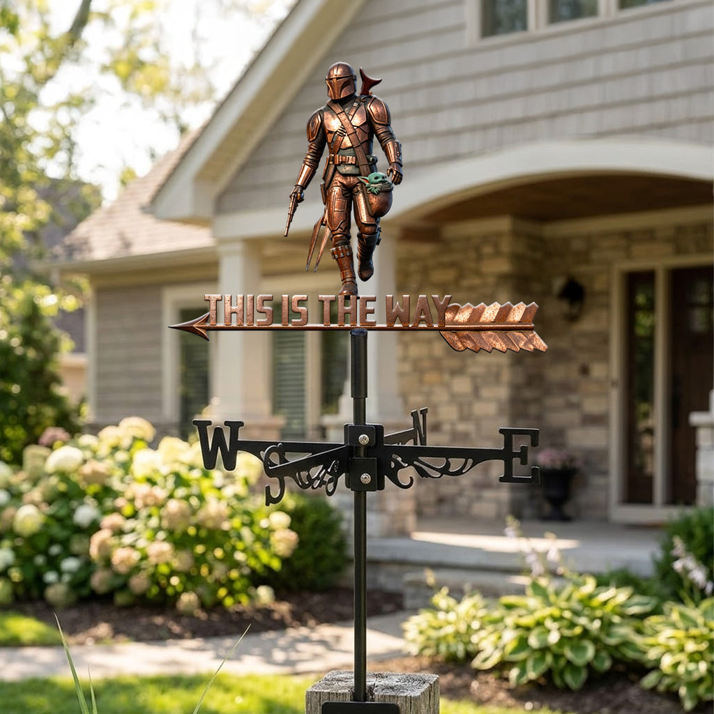 Personalized Weather Vane This Is The Way Gift for Movie Fans Family