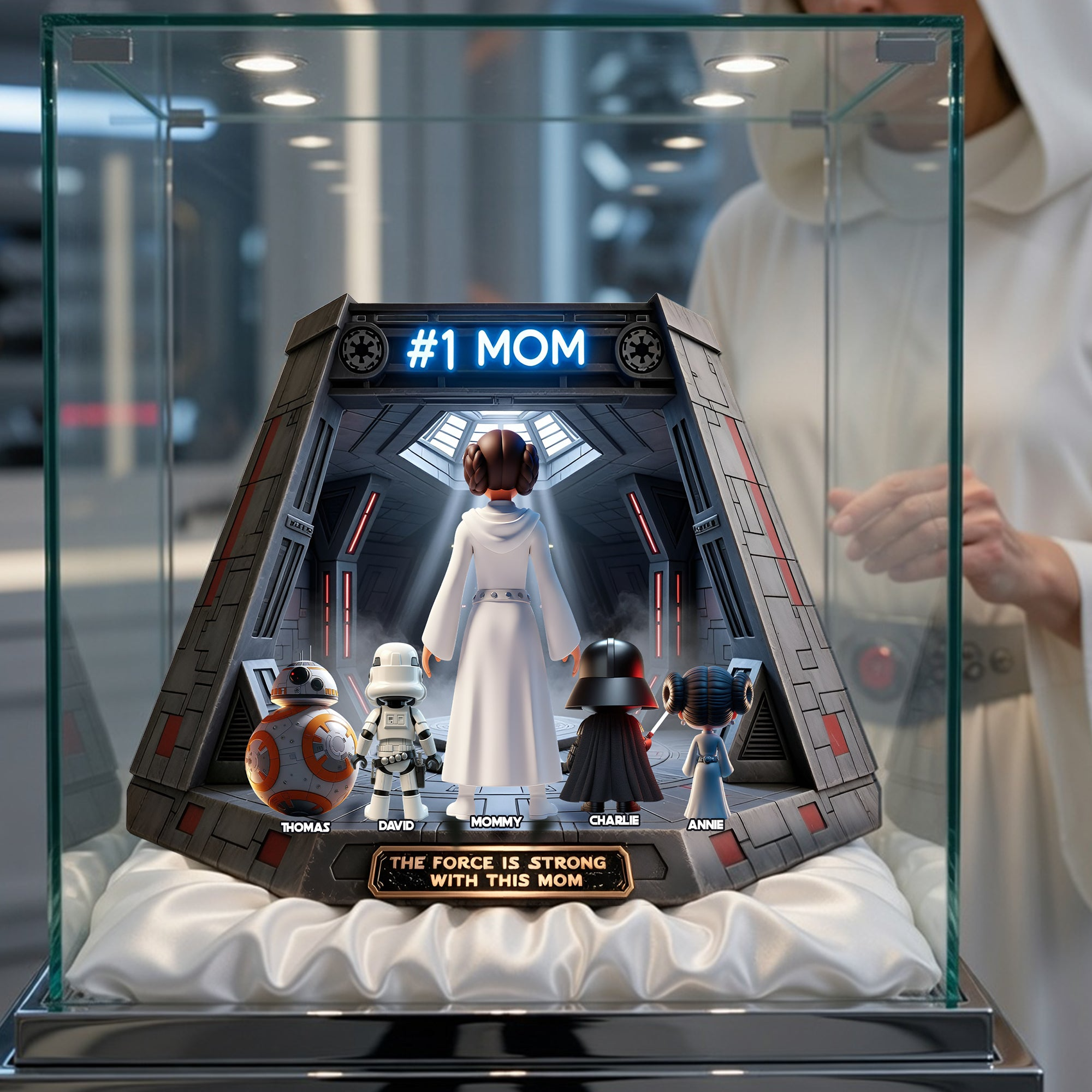 Personalized Galaxy Star Acrylic Plaque Gift for Mom | Movie Fans