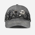 Personalized Spooky Classic Cap with Jack Skellington Design Gift for Movie Fans Classic Cap GradoCreations