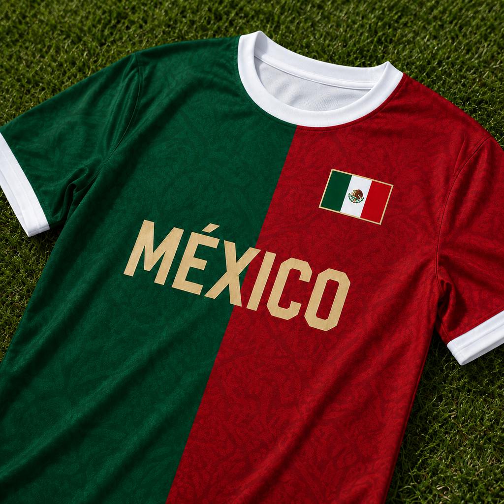 Personalized Mexico Soccer Jersey Custom Name Gift for Sports Fans