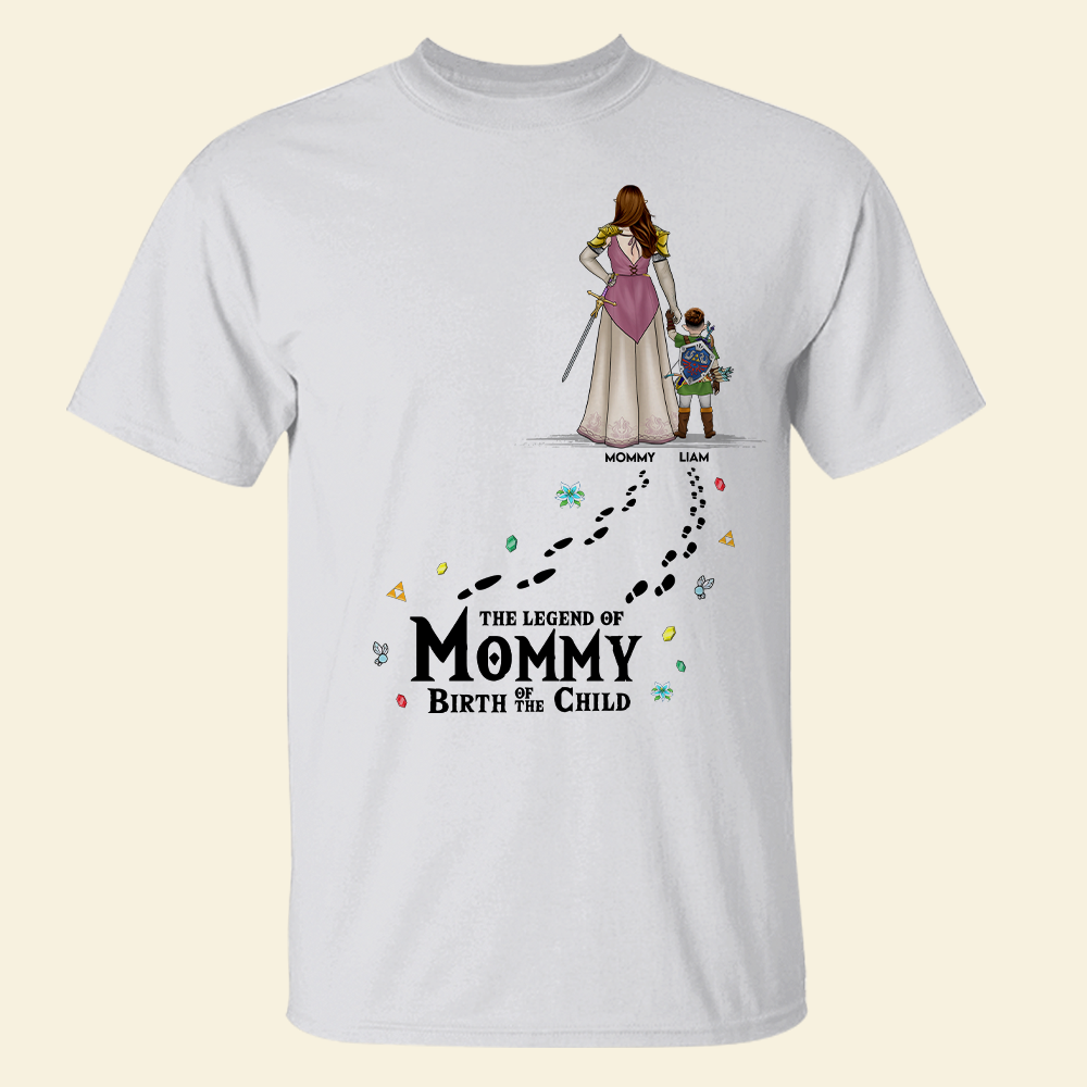 Personalized Mom & Son T-shirt The Legend & The Legacy Gift Cotton Apparel GradoCreations