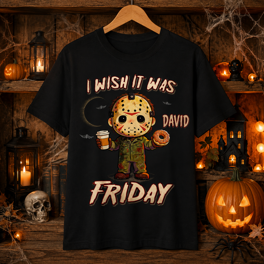 Personalized Jason Voorhees Halloween Shirt Gift for Horror Fans Cotton Apparel GradoCreations