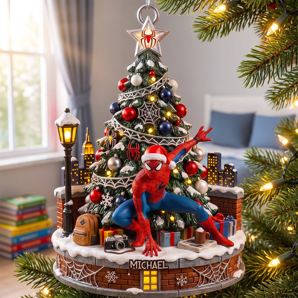 Personalized Acrylic Christmas Ornament Movie Fan Gift for Family Ornament GradoCreations