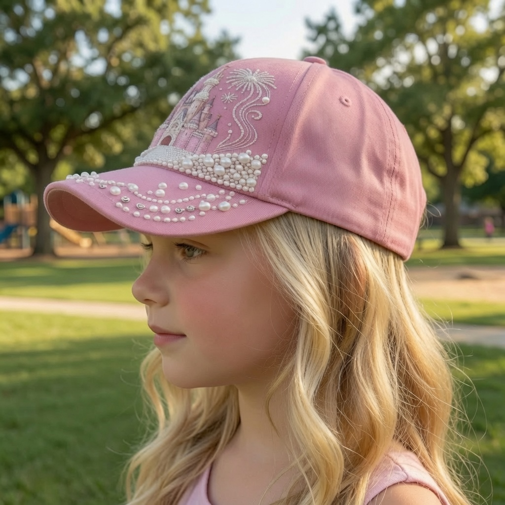 Personalized Magic Castle Cap Custom Name Gift for Her Classic Cap GradoCreations
