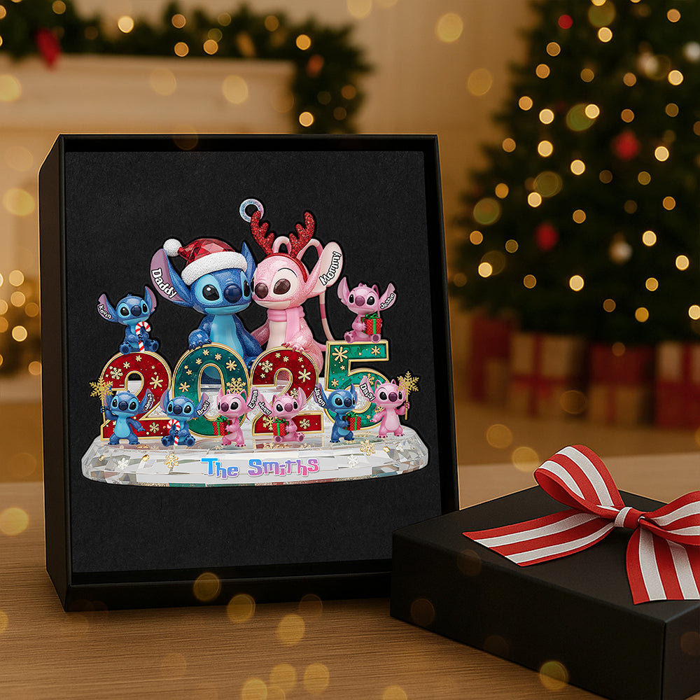 Personalized Acrylic Family Ornament Christmas Gift 2025 Ornament GradoCreations