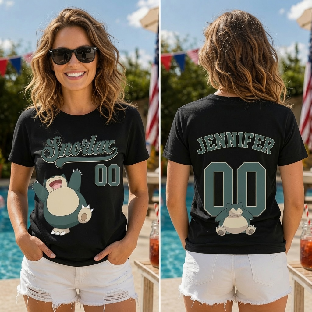Personalized Pikachu Shirt for Kids - Custom Birthday Gift