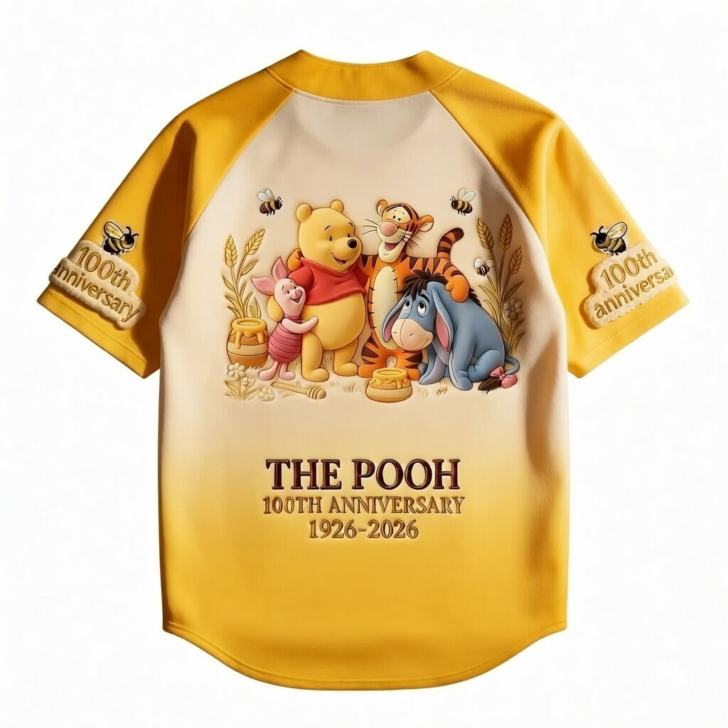 Personalized 100th Anniversary Baseball Jersey for Kids & Adults - Movie Fan Gift