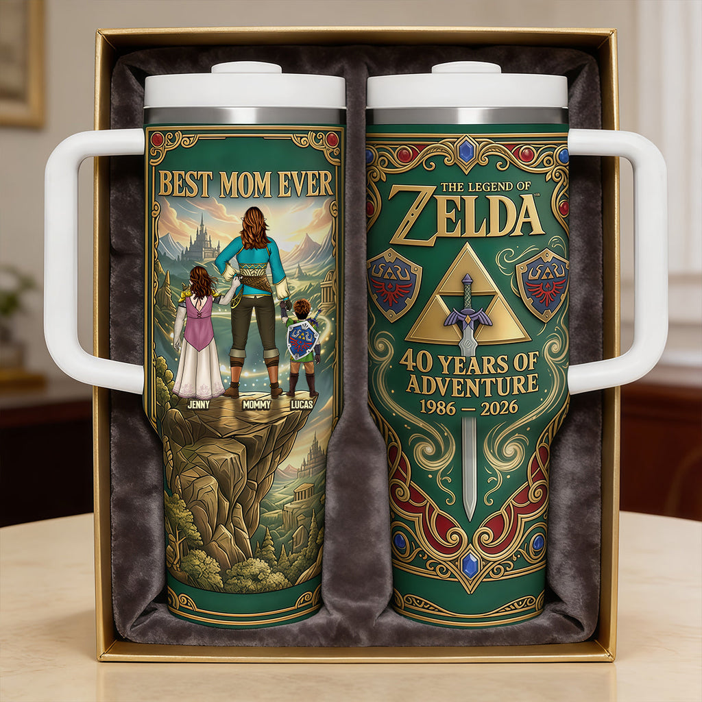 Personalized Fantasy Adventure Tumbler Best Mom Ever Gift