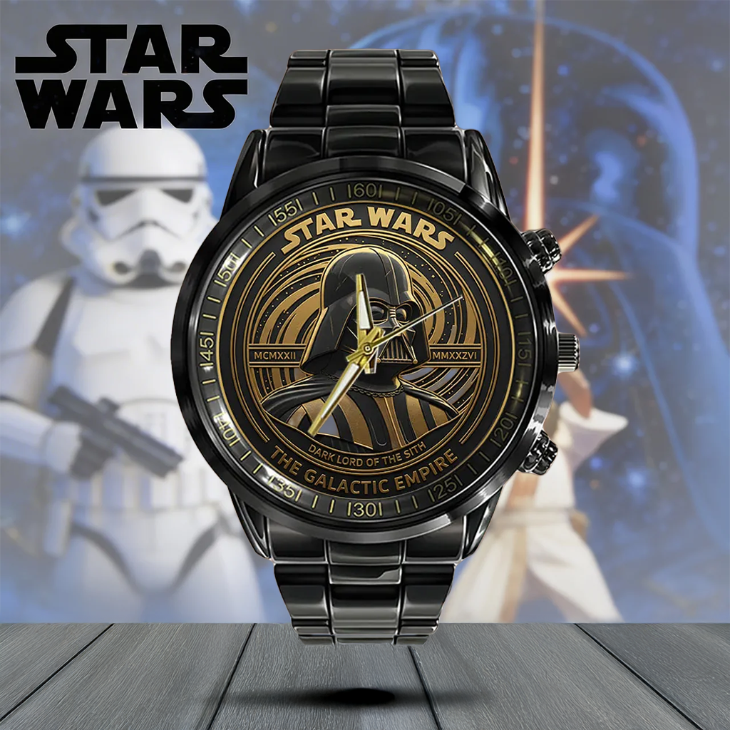 Personalized Star Wars Dark Lord Watch Custom Name Gift for Him