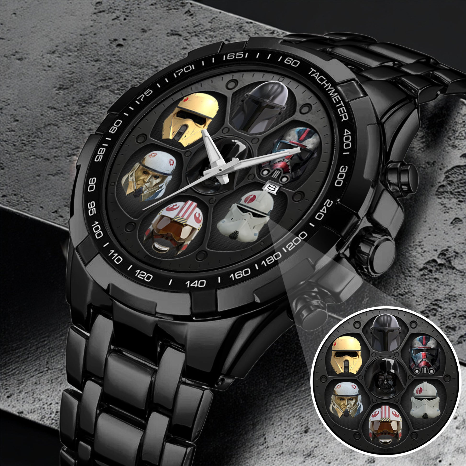 Personalized Galaxy Star Hand Watch for Movie Fans Gift
