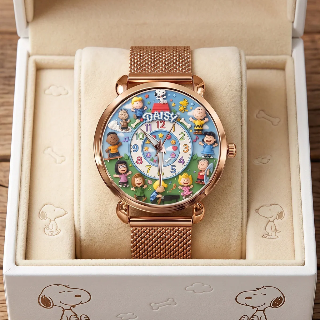 Personalized Women's Hand Watch Custom Name Gift for Her Women Hand Watch GradoCreations