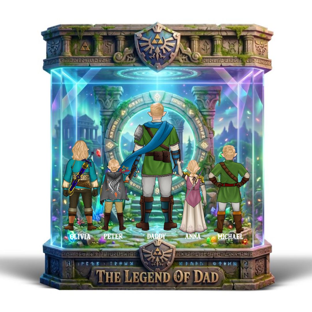 Personalized Acrylic Plaque Legend Of Dad Gift for Dad