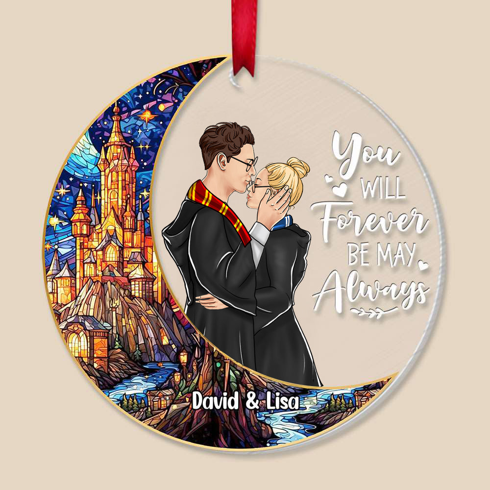 Personalized Acrylic Ornament Love Gift for Couple Christmas