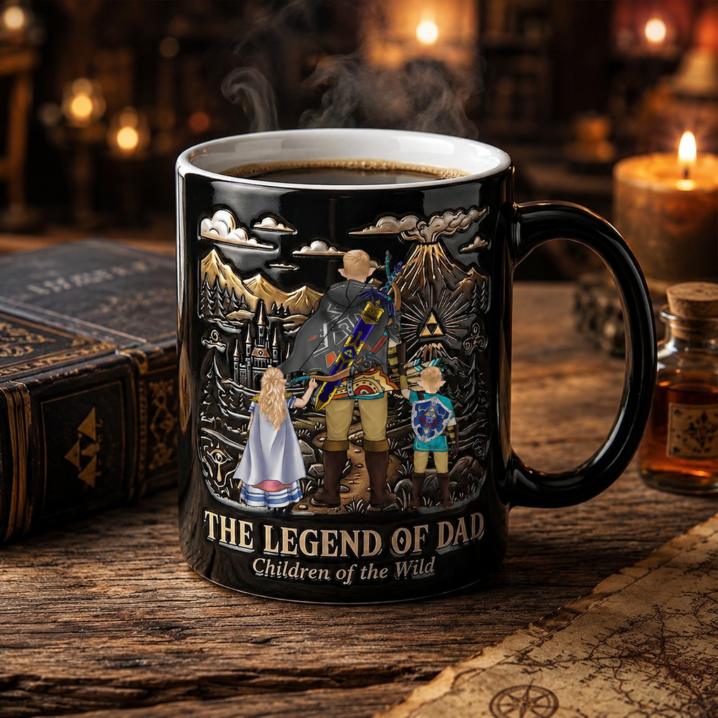 Personalized Color Changing Mug Gift for Dad | Legend of Dad