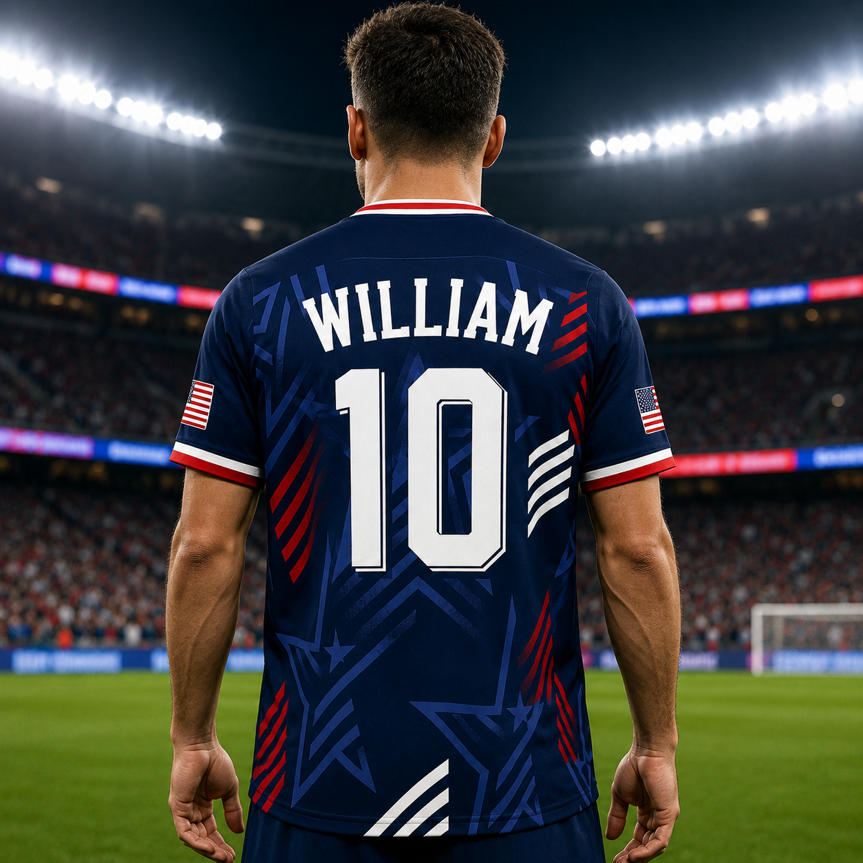 Personalized Soccer Jersey USA Home Team Gift for Football Fans