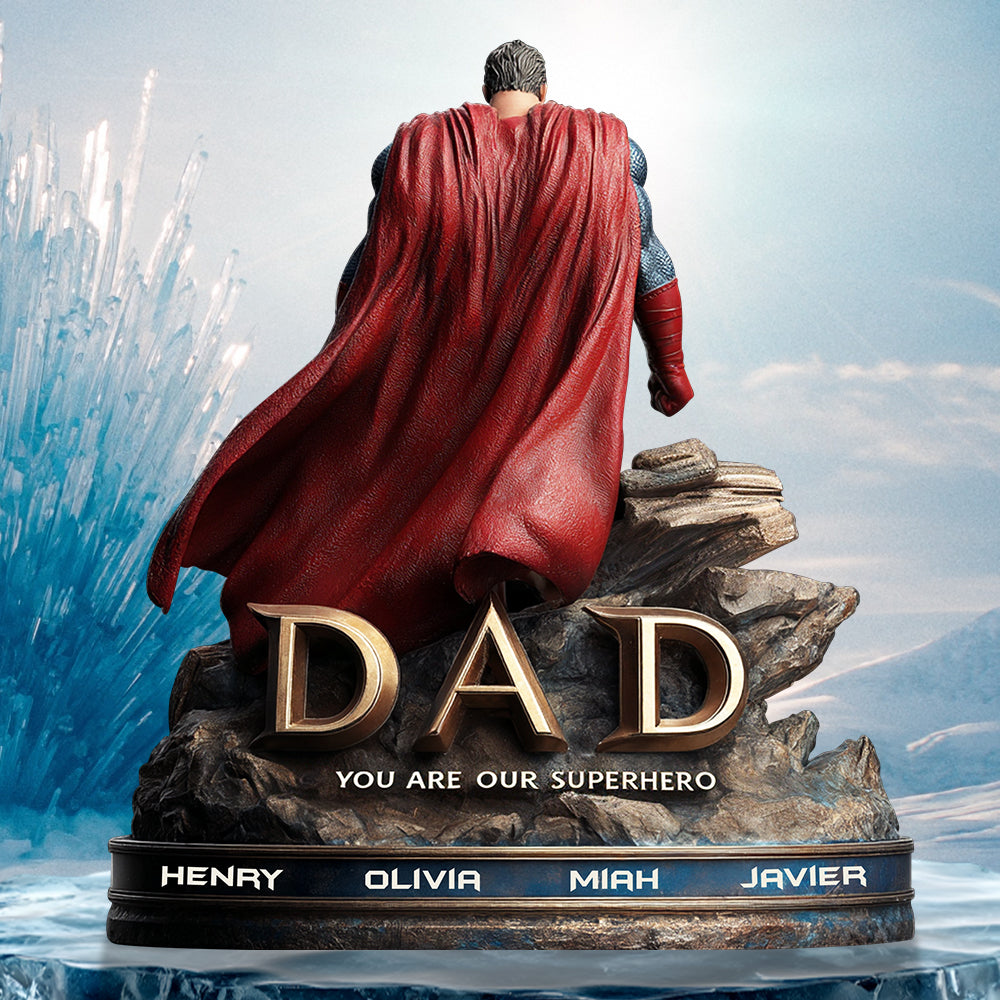 Personalized Acrylic Plaque Dad You Are Our Superhero Gift