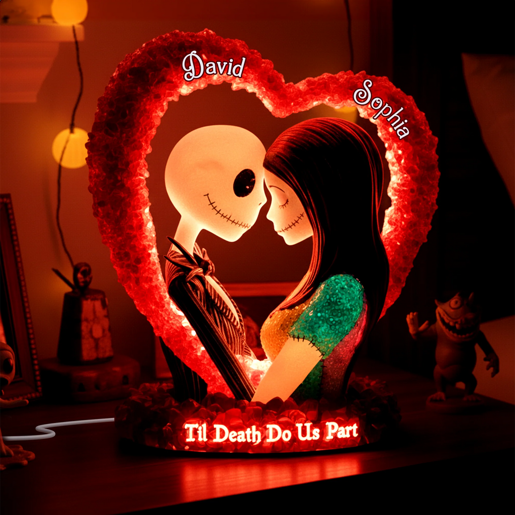 Personalized Acrylic Light Box Custom Name Gifts for Couples Acrylic Light Box GradoCreations