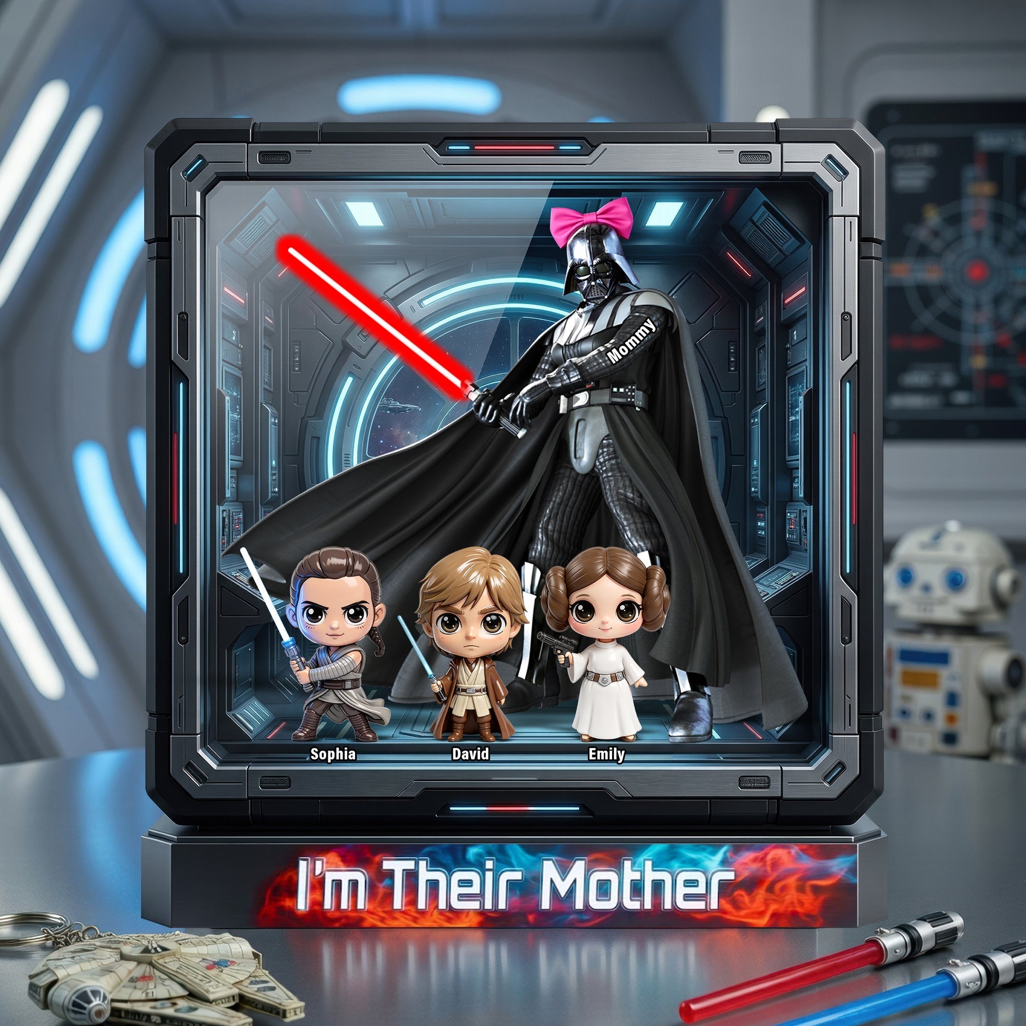 Personalized Acrylic Plaque I'm Their Mother Gift for Mom Movie Fans