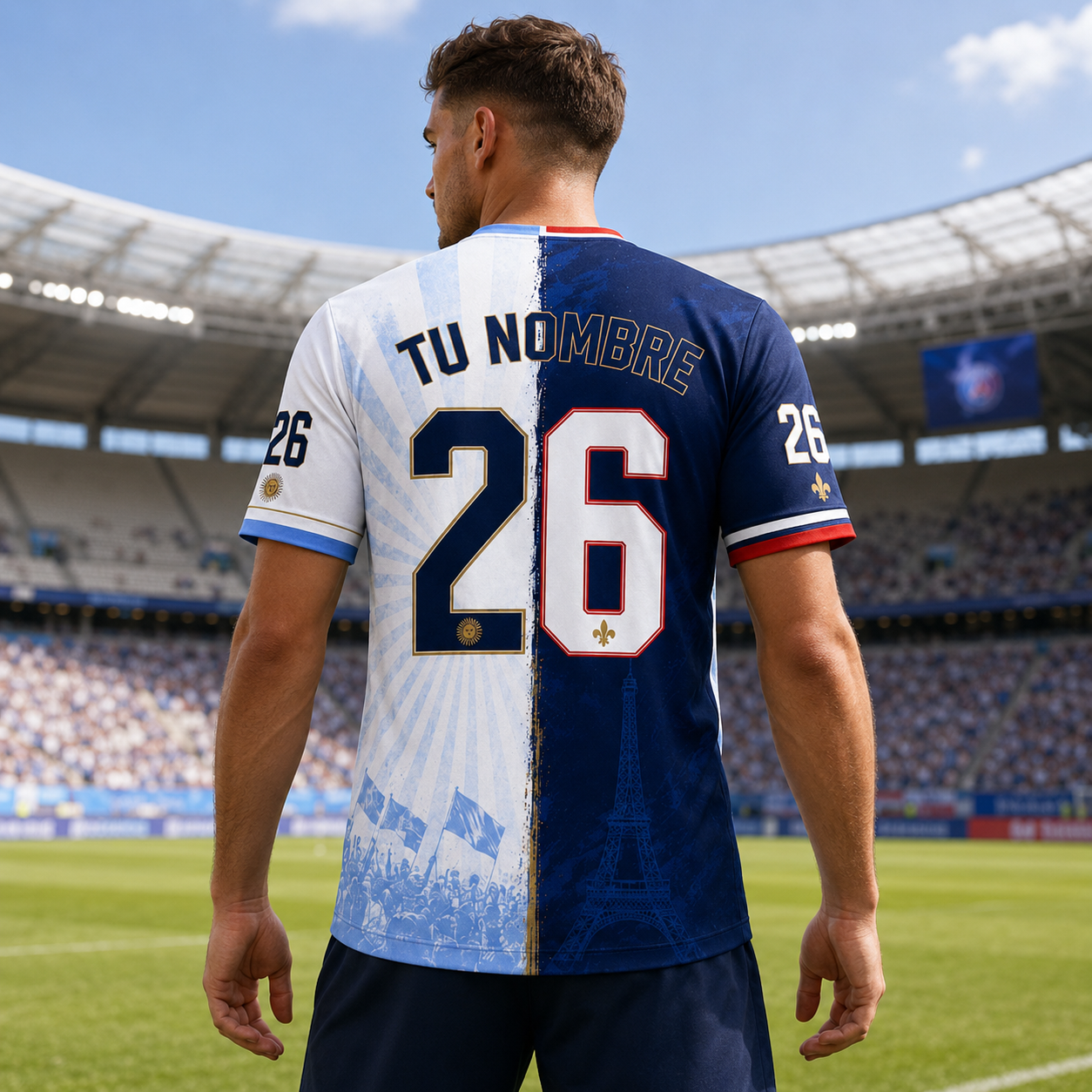 Personalized Soccer Jersey Custom Mexico USA France Argentina Gift for Football Lovers