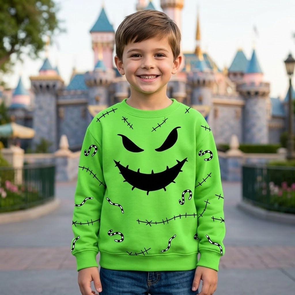 Personalized Oogie Boogie Halloween Costume Shirt for Kids AOP Shirt GradoCreations