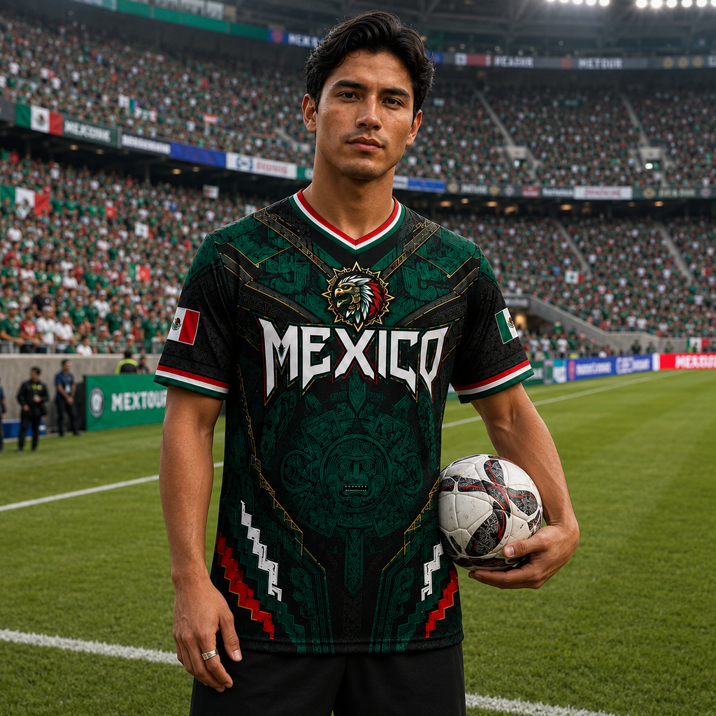 Personalized Mexico El Tri Soccer Jersey Custom Name Gift for Football Fans