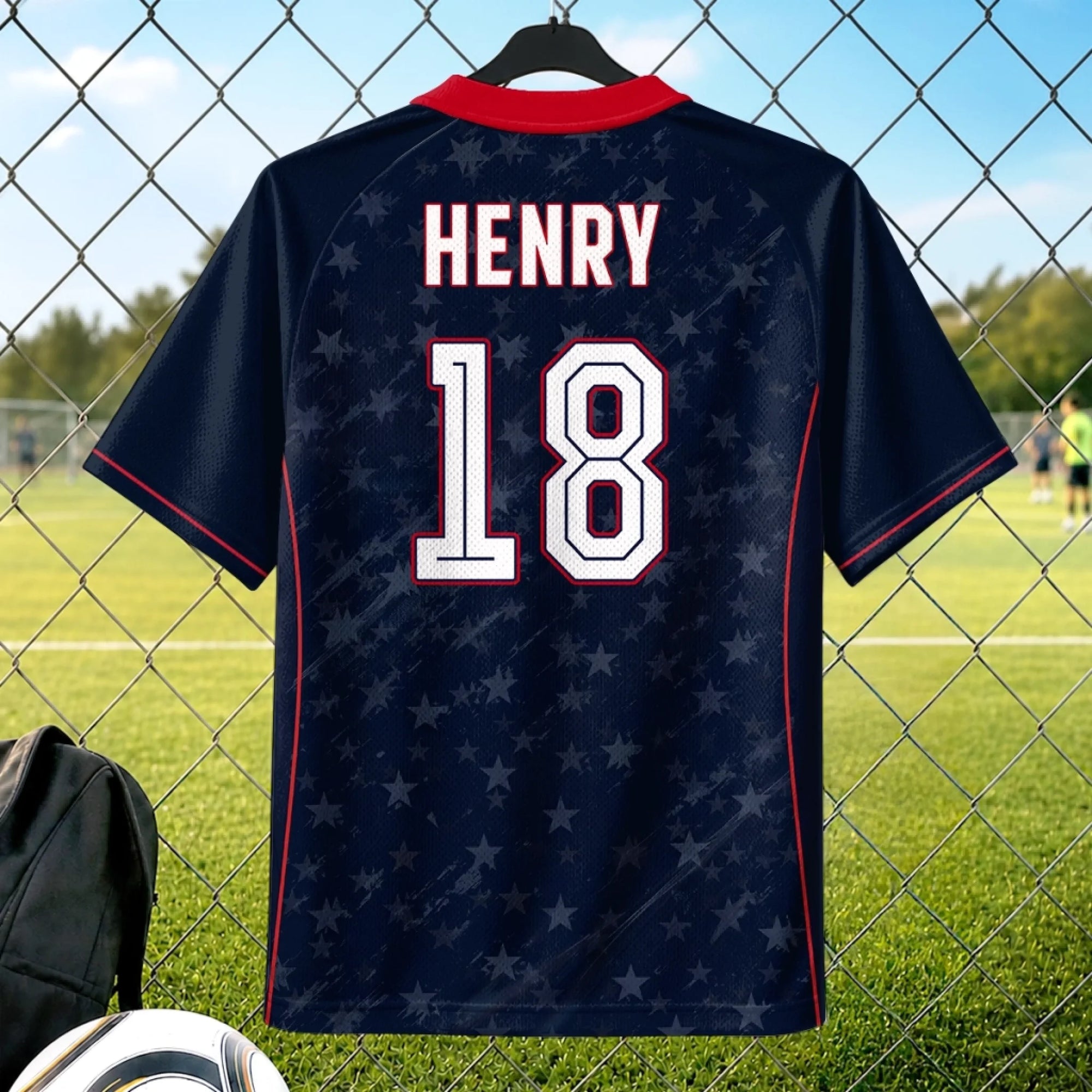 Personalized USA Soccer Jersey Custom Name Gift for Football Lovers