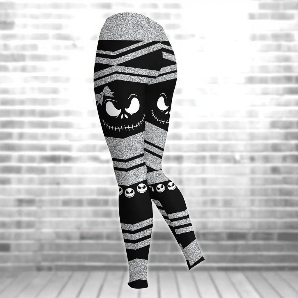 Personalized Spooky Hoodie and Leggings Gift Set for Halloween & Christmas
