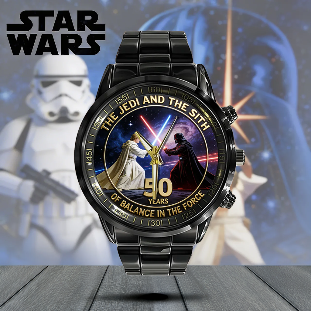 Personalized 50th Anniversary Hand Watch for Movie Fans Gift