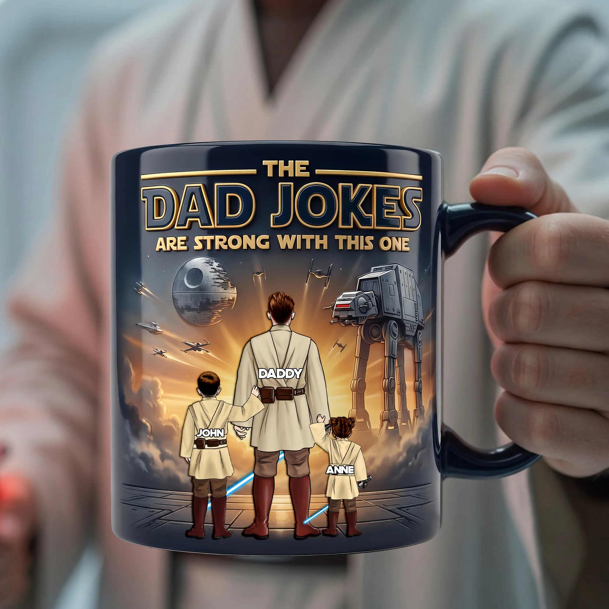 Personalized Color Changing Mug with Funny Dad Jokes Gift for Father’s Day Color Changing Mug GradoCreations