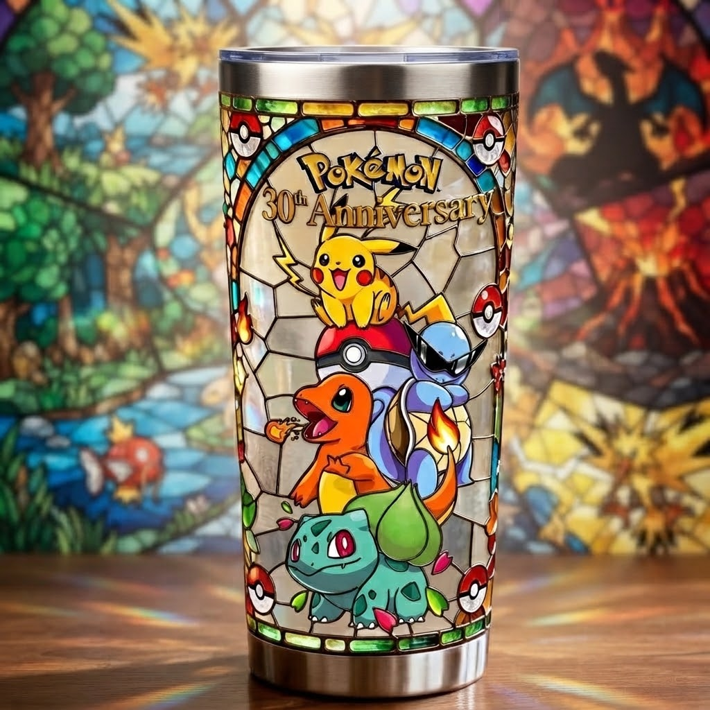 Personalized Stainless Steel Tumbler 30th Anniversary Gift for Movie Fans Tumbler GradoCreations