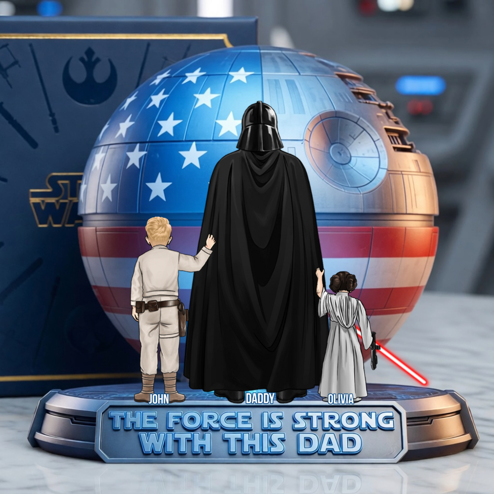 Personalized Star Wars Acrylic Plaque Gift for Dad - Father's Day