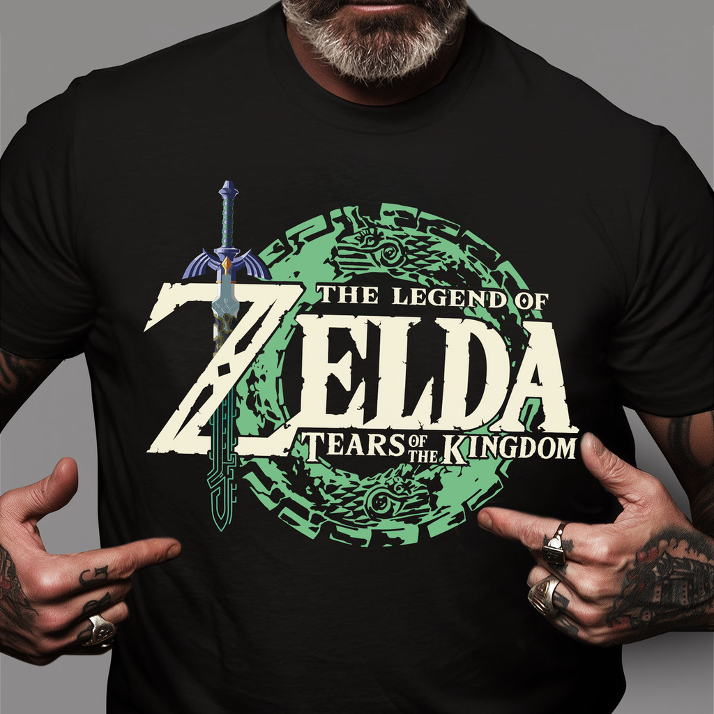 Personalized Zelda Dad T-Shirt Custom Name Gift for Father's Day